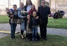 Kostas Smoriginas su &scaron;eima