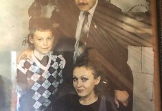 Kostas Smoriginas su &scaron;eima