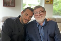 Kostas Smoriginas su sūnumi