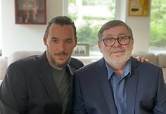 Kostas Smoriginas su sūnumi