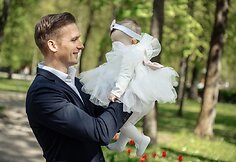 Roberto Duchnevičiaus dukros krik&scaron;tynos