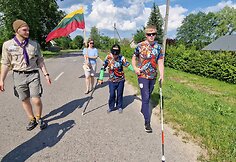 Ajana Lolat-Pažarauskienė Druskininkuose pabaigė „Svajonių žygį“ per Lietuvą