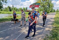 Ajana Lolat-Pažarauskienė Druskininkuose pabaigė „Svajonių žygį“ per Lietuvą