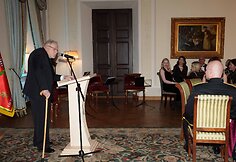 Lietuvos kariuomenės dienos renginio akimirka