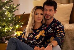 Deivido Me&scaron;kausko ir Astos Andriukaitytės kalėdinė fotosesija