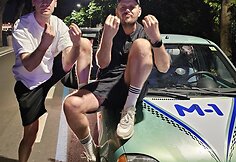 Arnoldas Eisimantas ir Tomas Jaz 