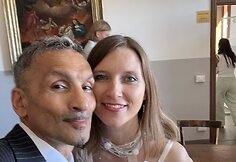 Seržo Gandžumiano ir Indrės Jakaitytės vestuvės Italijoje