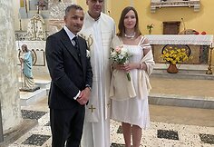 Seržo Gandžumiano ir Indrės Jakaitytės vestuvės Italijoje