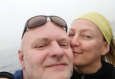 Giedrė Talmantienė ir jos vyras Ramojus Talmantas