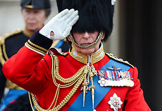 &bdquo;Trooping the Colour&ldquo; paradas, žymintis oficialų karaliaus Charleso III gimtadienį