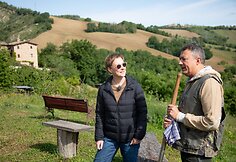 Giedrė Talmantienė Italijos kaime i&scaron;bandė trumų medžioklę 