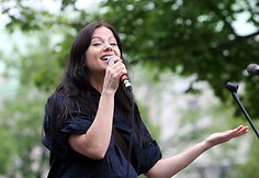 Prie protesto prisidėjusi Aistė Pilvelytė