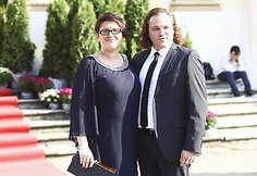 Jurga Klimaitė-Riebling su vyru Dirku