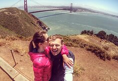 Viktorija ir Martynas Pociai San Franciske
