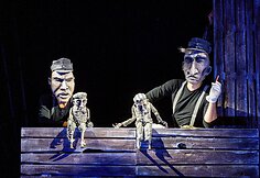 Kauno valstybinio lėlių teatro premjera &bdquo;Dievų mi&scaron;kas&ldquo;/ Dmitrijaus Matvejevo nuotr.