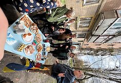 K.Sankausko inicijuota parama ir vaizdai i&scaron; karo siaubiamos Ukrainos / Asmeninio albumo nuotr.