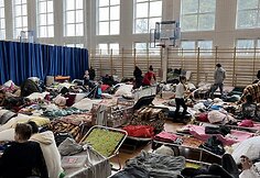 K.Sankausko inicijuota parama ir vaizdai i&scaron; karo siaubiamos Ukrainos / Asmeninio albumo nuotr.