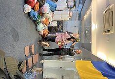 K.Sankausko inicijuota parama ir vaizdai i&scaron; karo siaubiamos Ukrainos / Asmeninio albumo nuotr.