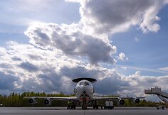 &Scaron;iauliuose nusileido NATO žvalgybiniai lėktuvai