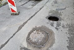 Įgriuva Vivulskio gatvėje