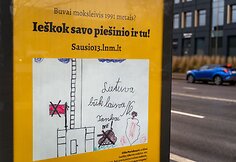Dalį pie&scaron;inių sausio mėnesį galima atrasti ir įvairiose Vilniaus miesto vietose
