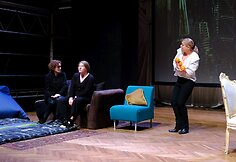 Repeticijos i&scaron; būsimosios Lietuvos nacionalinio dramos teatro premjeros &bdquo;Miegantys&ldquo;