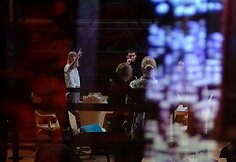 Repeticijos i&scaron; būsimosios Lietuvos nacionalinio dramos teatro premjeros &bdquo;Miegantys&ldquo;