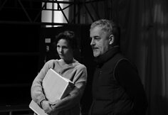 Repeticijos i&scaron; būsimosios Lietuvos nacionalinio dramos teatro premjeros &bdquo;Miegantys&ldquo;