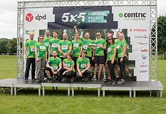 Kaune įvyko tvarus estafetinis miesto bėgimas „Centric 5x5 Relay Run“