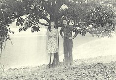 Kadras i&scaron; filmo &bdquo;Mano vaikystės ruduo&ldquo;, 1977 m.