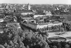 Senamiestis nuo Pilies kalno, 1965