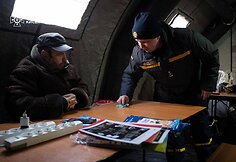 Po Rusijos smūgių Kyjive per šalčius dingo elektra