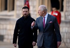 Karalius Karolis III Vindzoro pilyje priėmė Volodymyrą Zelenskį