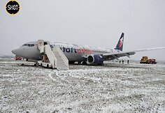 Rusijoje nuo pakilimo ir nusileidimo tako nulėkė keleivinis lėktuvas 