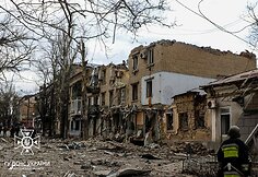 Rusija surengė oro antskrydį Chersone