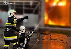 Po Rusijos atakos &ndash; gaisras pramoniniame objekte Kyjivo regione