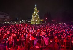 Panevėžio Kalėdų eglės įžiebimas 2025