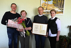Vanda ir Kazimieras &Scaron;imkevičius at&scaron;ventė deimantines vestuves