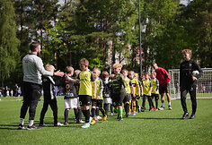 &bdquo;Daugiau nei gimtadienis&ldquo; labdaringos futbolo &scaron;ventės akimirka