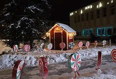 Kalėdų eglės įžiebimas Ignalinoje
