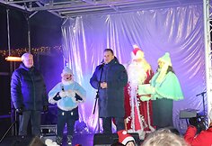 Kalėdų eglės įžiebimas Ignalinoje