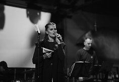 Jurgos &Scaron;eduikytės jubiliejinio albumo pristatymo akimirka