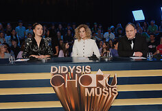 Šou „Didysis chorų mūšis“ akimirka