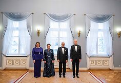 Lietuvos pirmosios poros rengiama valstybinė vakarienė Estijos pirmosios poros garbei