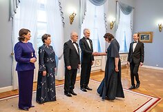 Lietuvos pirmosios poros rengiama valstybinė vakarienė Estijos pirmosios poros garbei