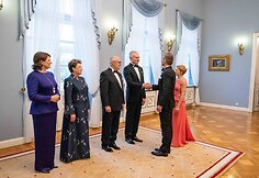 Lietuvos pirmosios poros rengiama valstybinė vakarienė Estijos pirmosios poros garbei