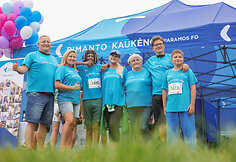 R.Kaukėno fondo komanda &bdquo;The Color Run&ldquo; bėgime