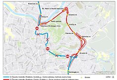 A33 trasos pakeitimas