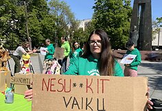 Vaiko dieną Vilniuje liejosi &bdquo;nafta&ldquo;