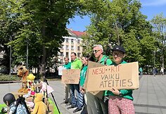 Vaiko dieną Vilniuje liejosi &bdquo;nafta&ldquo;